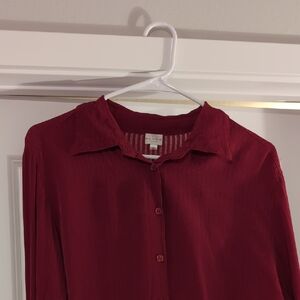 Elegant Red Blouse